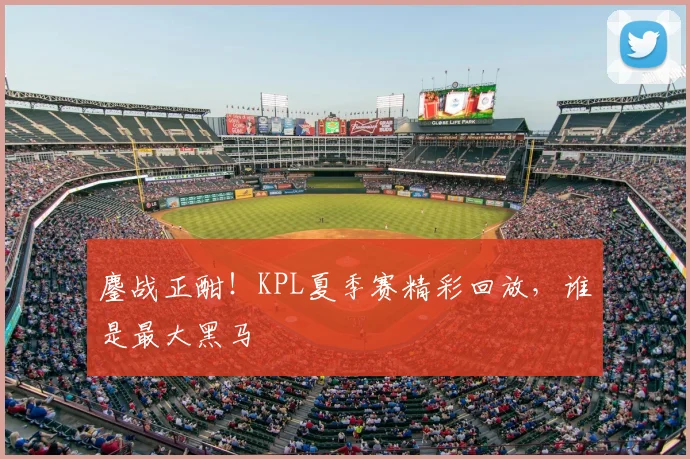 鏖战正酣!KPL夏季赛精彩回放,谁是最大黑马